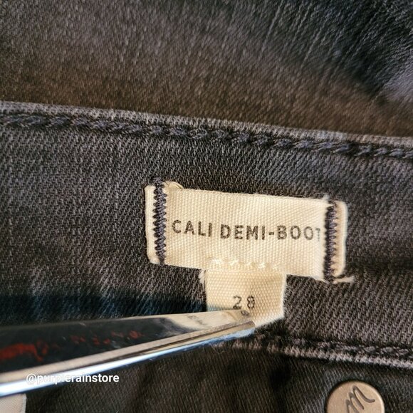 Madewell Jeans 28 Cali Demi Bootcut Hi Rise Bellspring Wash AA897 Tummy Control - Picture 5 of 13